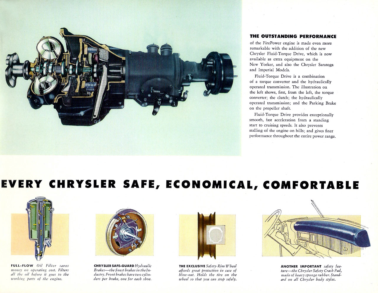 1952 Chrysler New Yorker Brochure Page 5